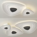 Modern Layered Circular Ceiling Lights With Soft Lighting In Different Sizes
