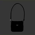 Stylish Black Leather Handbag With Single Strap For Fashionable Outfits