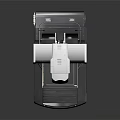 Mobile Digital Inspection Equipment With White Black Body 600 Model Transparent Platform