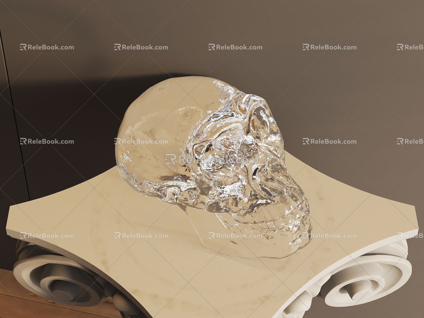 Modern Crystal Skull 3d model