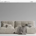 Modern Lazy Sofa 3d model