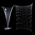 Modern Waterfall Water Waterfall Water Curtain Water Curtain Wall Landscape Waterfall Garden Art Water Waterfall 3d model