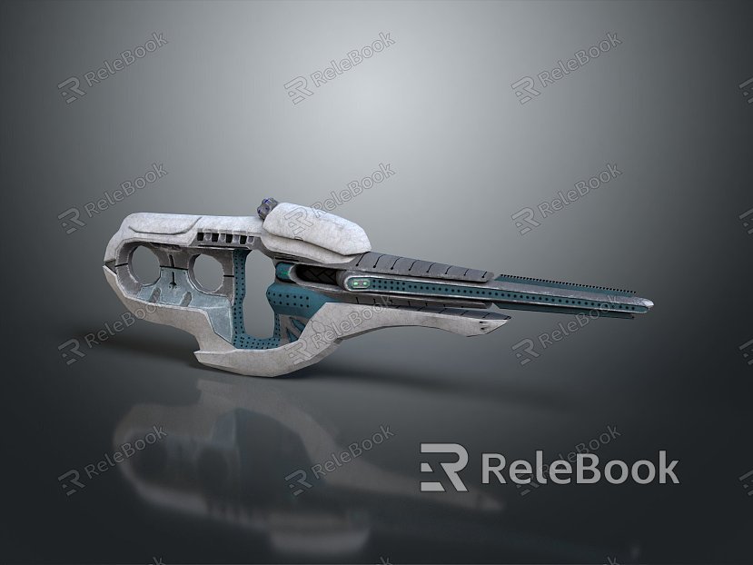 Science Fiction Firearms Next Generation Firearms Science Fiction Game Gun Game Firearms Game Gun Concept Gun Laser Gun model