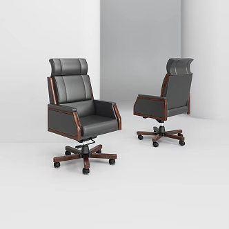 Modern Leather Chair Office Chair Swivel Chair Conference Chair Front Chair 3d model