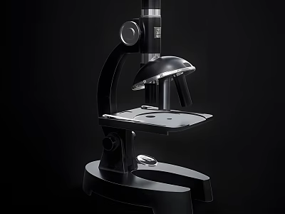 Advanced Medical Microscope With LED Illumination For Professional Laboratory Research Use 3d model