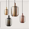 Metal chandelier 3d model