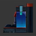 Modern Sci-Fi Equipment Sci-Fi Items Sci-Fi Components High-Tech Components 3d model