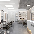 Beauty Salon Barber Shop 3d model