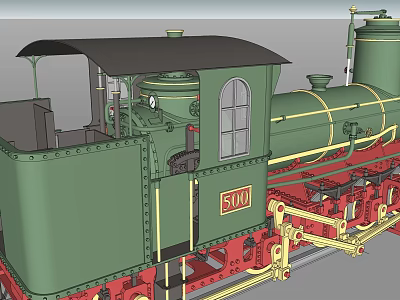 Classical Trains Modern Trains 3d model