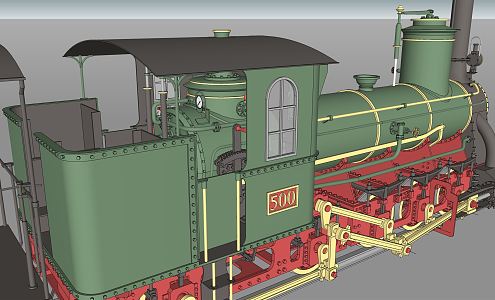 Classical Trains Modern Trains 3d model