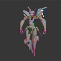 Futuristic Blue Humanoid Robot Character With Mechanical Armor And Sci Fi Design
