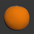 Fresh Juicy Orange Fruit With Shiny Orange Peel On Dark Reflective Background