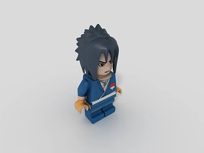 Lego bricks Naruto Sasuke Uchibo Lego toys Q version 3d model