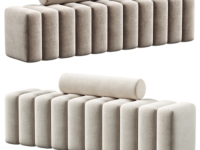 SARA sofa stool bench stool fabric stool 3d model