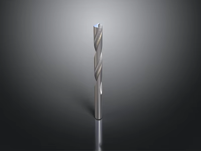 Twist Drill Bit High Speed Steel with Spiral Flute Design for Industrial Drilling Applications 3d model