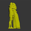 Two People Embracing In Casual Outfits On Dark Background