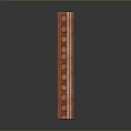 Architectural Decorative Panels With Colorful Geometric Patterns And Orange Blue Accents