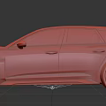 Audi Gray Sporty Car Exterior Design With Large Black Wheels And Aerodynamic Accents