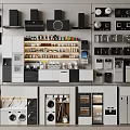 Diverse Modern Household Appliances Collection Featuring Refrigerators Washing Machines Ovens And Microwaves