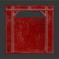 Red Plastic Household Storage Container With Sturdy Design For Daily Use