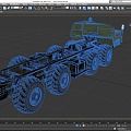 Truck Heavy Truck Heavy Vehicle MAZ543 Missile Transporter Armored Vehicle Transporter Low Face Number Low Model Times Film and Television Level 3d model