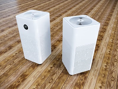 modern air purifier 3d model