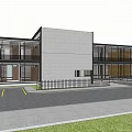 Modern Studio Office Architecture Studio Architecture 3d model