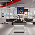 High-end cosmetics store 3d model