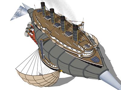 modern ship model