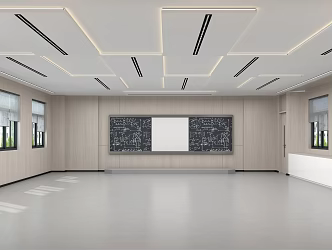 Modern Classroom Physics Electrical Classroom 3d model