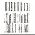Various Decorative Baluster Designs With Diverse Patterns For Staircase And Railing Projects 3d model