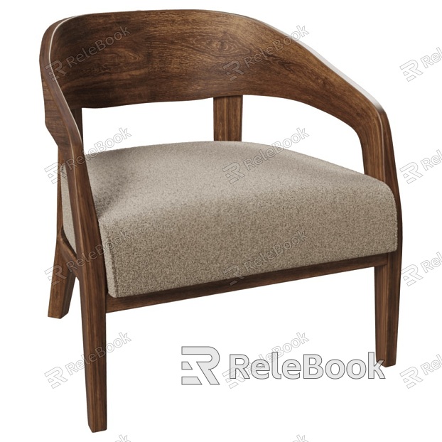 ALBA Modern Casual Single Chair 18 model