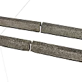 Road Facilities Concrete Curb Stones With Textured Surface For Road Construction
