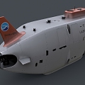 Modern Submarine Submarine 3d model