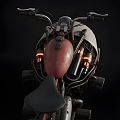 Modern Science Fiction Motorcycle Modern Realistic Car Transportation Motorcycle Motorcycle Machinery Machine Fashion Science Fiction 3d model