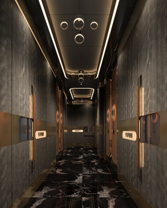 Light Luxury KTV Away 3d model