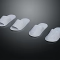 Soft White Slippers for Home Use With Comfortable Design And Cozy Fit