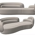 Modern Multiplayer Sofa 3d model