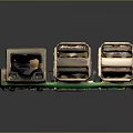 Single Board Computer With Green Circuit Board USB Ports HDMI Port GPIO Pins And Microchip