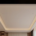 Modern Ceiling Design With Recessed Lights And Smooth Framed Surface