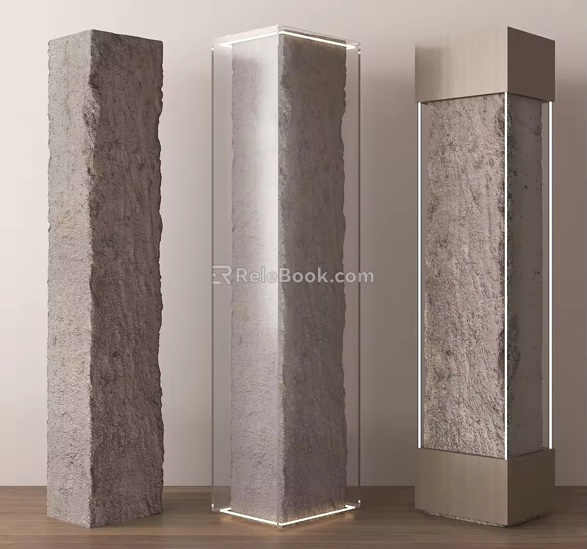 Modern Columns Cement Columns Decorative Columns 3d model