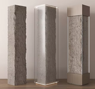 Modern Columns Cement Columns Decorative Columns 3d model