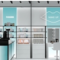 Skin Care Experience Store Skin Care Display Beauty Makeup Experience Store Cosmetic Store Cosmetic Cabinet Technology Skin Care Beauty Store 3d model