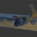 Vintage Wooden Plane With Wooden Body And Metal Blade For Woodworking Projects