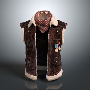 waistcoat clothing attire fashion daily clothing casual suit life casual clothes 3d model