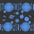 Elegant Modern Dinnerware Set With Glass Plates Cups Utensils And Decorative Accents