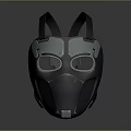 Black And Gray Protective Mask With Modern Design For Daily Household Use