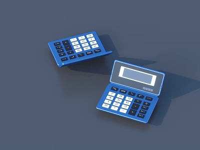 Calculator 3D Model 3d model