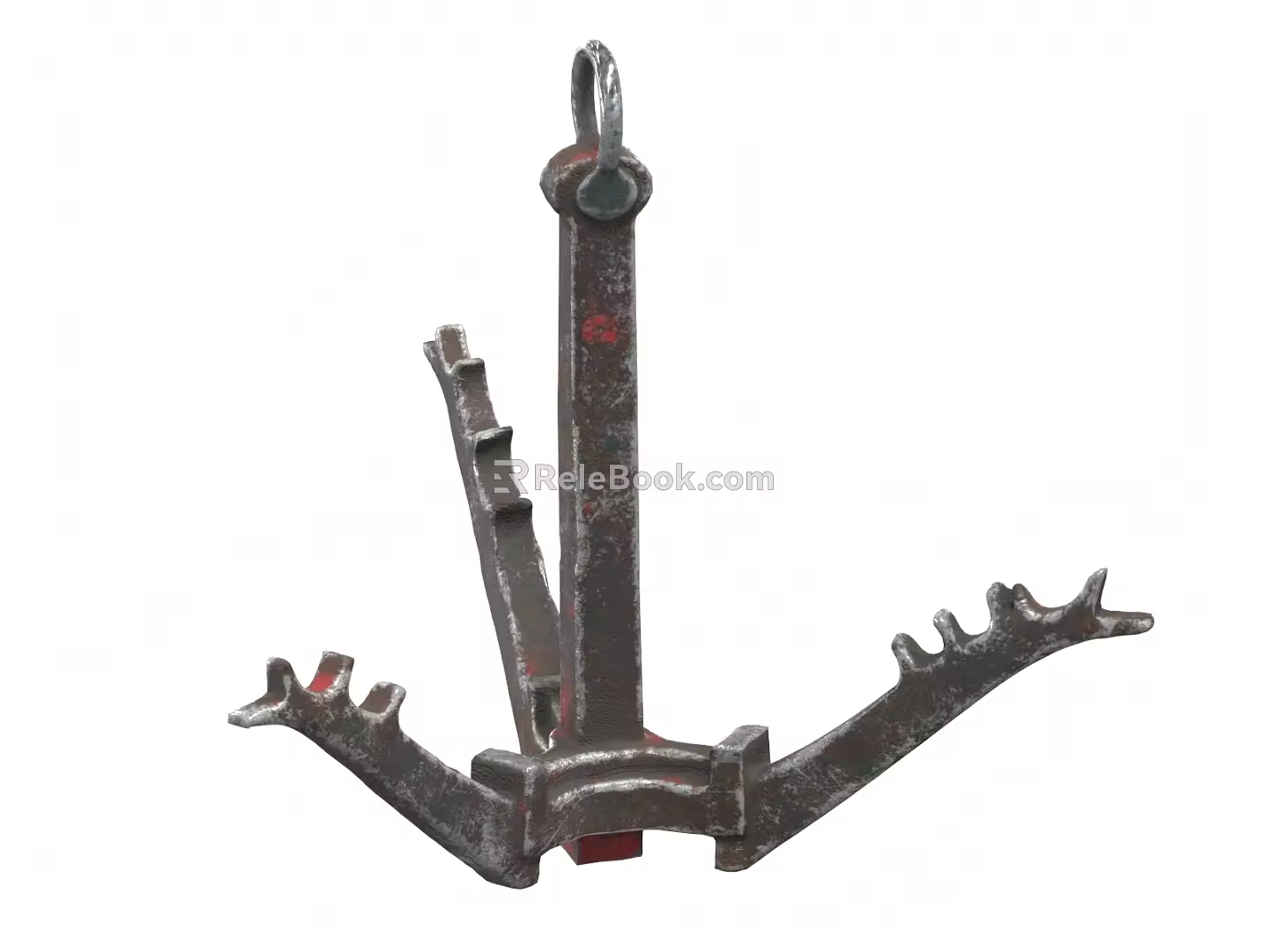 Metal Hook Ship Anchor Hook Triangle Hook 3d model