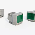 Old desktop computer 3d model